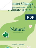 Climate Change Climate Action: UN Goal-13