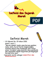 1-Definisi Dan Sejarah Merek