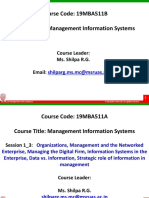 19MBA511B Management Information Systems 01 03