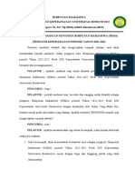 HIMA Prodi DIII Keperawatan UB Lantik Pengurus 2021-2022