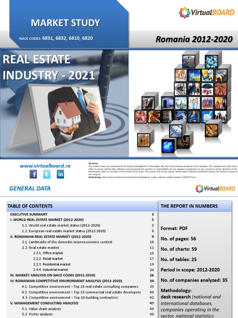 Piata Imobiliara 20122020 Prezentare Rezumativa PDF Turnover (Employment) Market