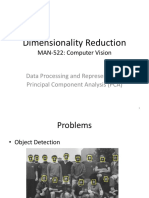 Dimensionality Reduction: MAN-522: Computer Vision