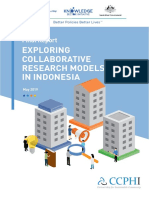 Exploring Collaborative Research Models in Indonesia: Final Report