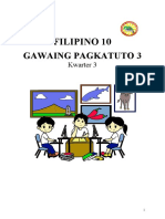 Filipino 10: Gawaing Pagkatuto 3