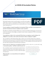 India - Q&A - Employer COVID-19 Vaccination Policies (UPDATED) - World Law Group - JDSupra