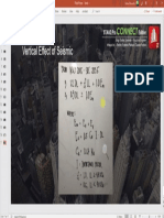 Vertical Effect of Seismic