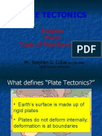 Plate Tectonics: Evidence Theory Types of Plate Boundaries