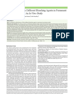 Evaluation of Three Different Bleaching Agents in Permanent and Primary Teeth: An in Vitro Study