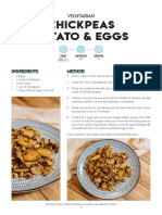 Chickpeas Potato & Eggs