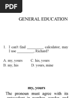 General Education Set 1