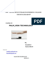 Palm - Vein Technology: Erode Sengunthar Engineering College THUDUPATHI-638 057