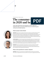 The Consumer Sector in 2020 and Beyond