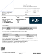 Molecular Diagnostics: Report Status - Final Test Name Result Biological Ref. Interval Unit