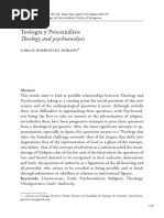 Teología y Psicoanálisis