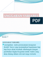 BAB 7 ( Anggaran Variabel )