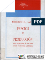 Precios y Producción - Friedrich Hayek
