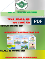 KB Al Irsyad Madiun: Tema: Udara, Air, Api Sub Tema: Air