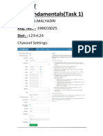 Fundamentals (Task 1) : Channel Settings