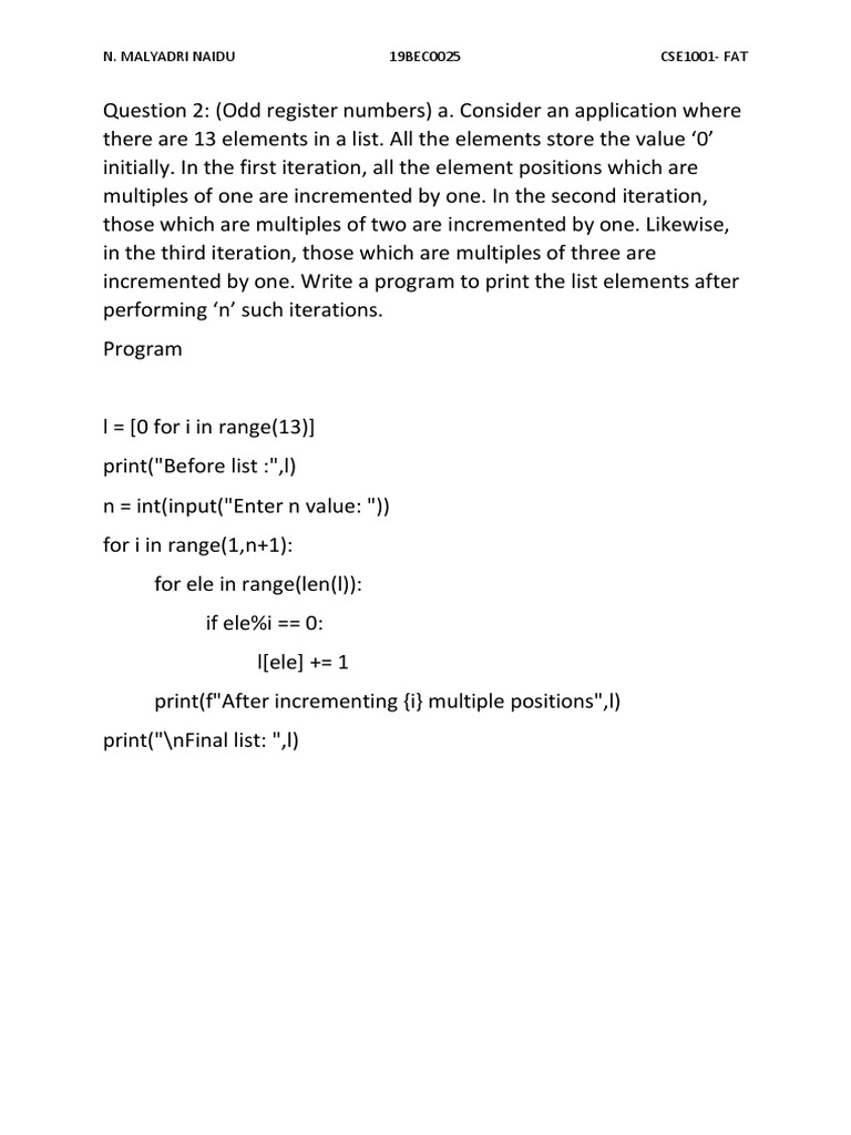 Python Final Lab - 19bec0025 | PDF
