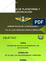 002 Técnicas de Plataforma y Comunicación