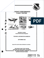 Aircraft Performance Flight Testing