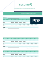 Plantilla Excel Programacion Turnos Trabajo