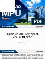 Renato Lacerda - Administração RUMO AO MPU