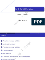 T. Pham: Chapter 3: Partial Derivatives