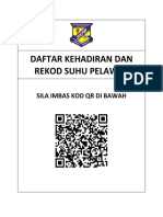 Daftar Kehadiran Dan Rekod Suhu Pelawat