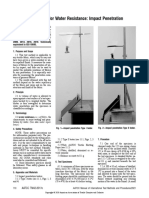 Test Method For Water Resistance: Impact Penetration: AATCC TM42-2017e