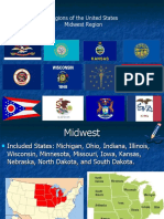 Regions of The United States Midwest Region