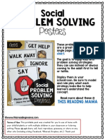 Social Problem Solving Posters: This Reading Mama