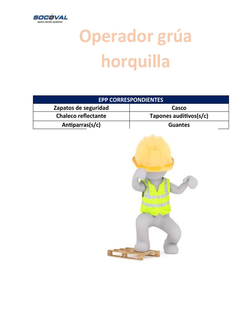 EPP para Operador de Grúa Horquillero | PDF