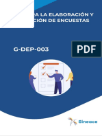 Guía para Elaboración y Aplicación de Encuestas