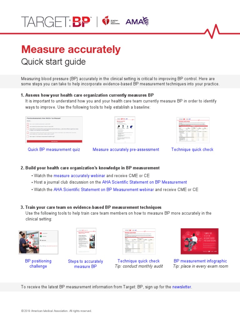 Measure Accurately: Quick Start Guide | PDF
