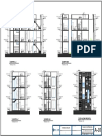 Planta arquitectónica cuatro pisos