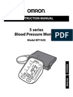 5 Series Blood Pressure Monitor: Instruction Manual