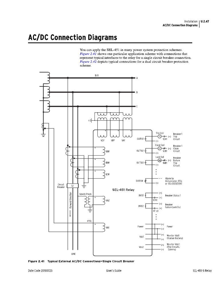 ACdc Connection Diagrams 451 | PDF