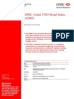 HSBC Asian USD Bond Index (ADBI) : Summary Fact Sheet