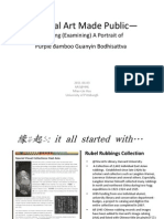 Personal Art Made Public-: Reading (Examining) A Portrait of Purple Bamboo Guanyin Bodhisattva
