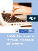 G.INF.02 Guía Técnica de Información - Administración Del Dato Maestro