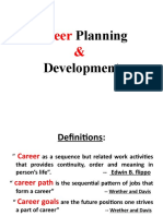 Career &: Planning Development