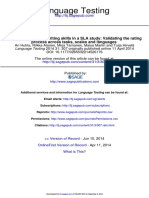 Assessing Learners' Writing Skills in A SLA Study Validating The Rating Process Across Tasks, Scales and Languages