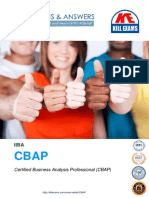 CBAP IIBA Certified Business Analysis PR