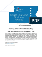 Sterling International Consulting Philippines -  2020 Best ISO Consultancy Agency