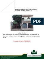 Venta Propiedades Coatepeque Terreno Chimaltenango Bodega