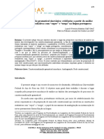 Construcionalização Gramatical Sincrônica