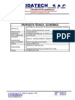 Propuesta Técnica Económica El Manzano Sac