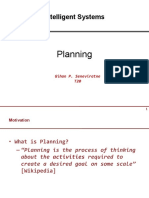 Intelligent Systems: Planning