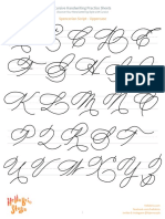 Hello Brio Cursive Handwriting Practice Sheets
